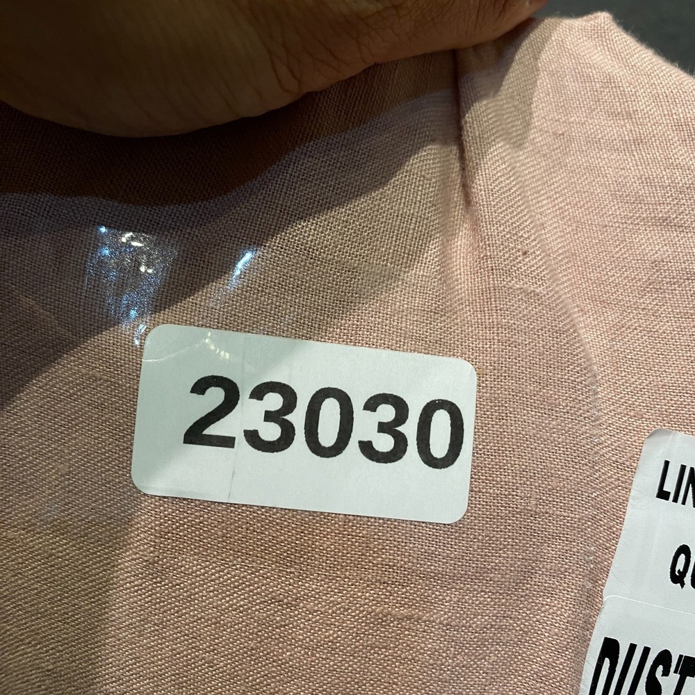 Quince European Linen Sheet Set Queen Size Dusty Mauve 4 Piece w/ Flat Sheet - Picture 5 of 5